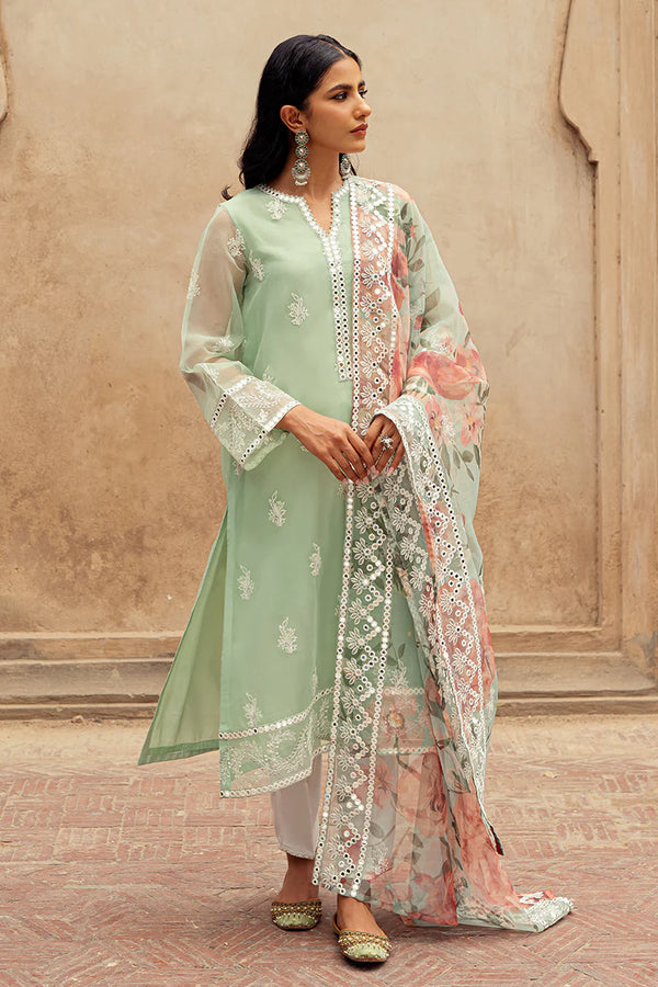 ETHEREAL MINT-2PC (SHIRT & DUPATTA)