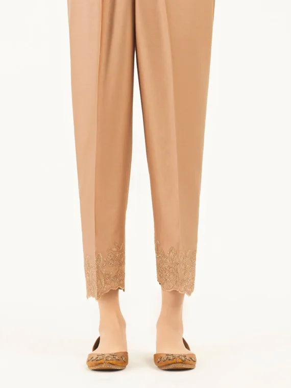 Embroidered Satin Trousers -P4273TR-MED-DBE