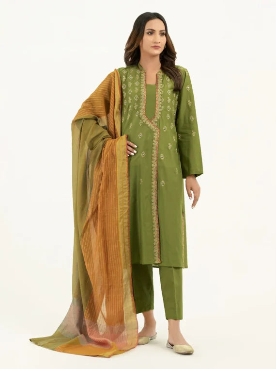 3 Piece Lawn Suit-Embellished (Pret)